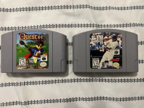 Quest 64 Nintendo 64 All Star baseball 99 N64 NTSC-U/C (US/Canada) E