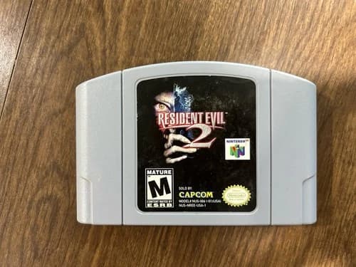Resident Evil 2 (Nintendo 64 N64, 1999) Authentic Tested Working Capcom USA-1