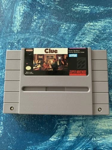 Clue (Super Nintendo Entertainment System, 1992) SNES Game