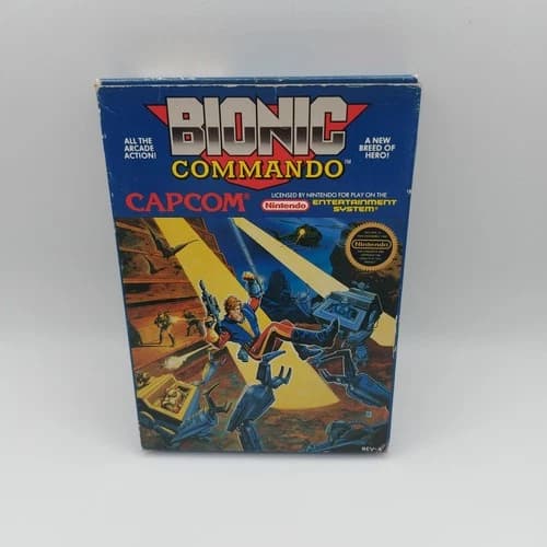 Bionic Commando Nintendo NES - Complete in Box CIB