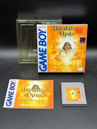 Daedalian Opus Nintendo Game Boy CIB Complete W/ Manual Authentic Vic Tokai