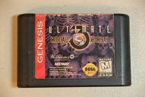 Ultimate Mortal Kombat 3 (Sega Genesis, 1996) Game Only
