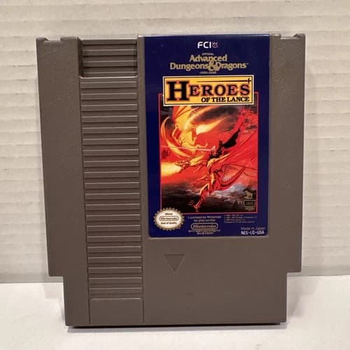NES Advanced Dungeons & Dragons: Heroes of the Lance (Nintendo) Tested! TSR D&D