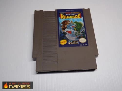 Rampage Game Only - NINTENDO NES FAST SHIPPING! 526a