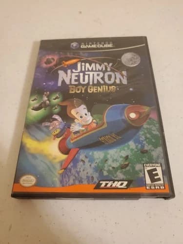 Jimmy Neutron Boy Genius Nintendo GameCube Complete CIB