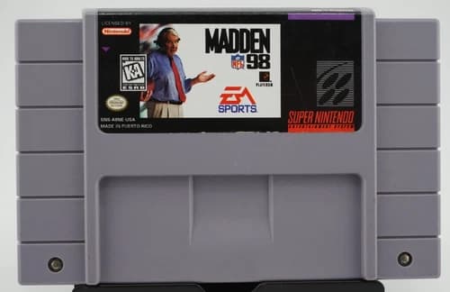 Madden NFL 98 1998 Tested SNES Nintendo