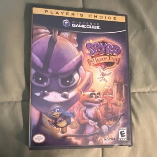 Spyro: A Hero's Tail Nintendo GameCube Player's Choice Complete Case Manual Game
