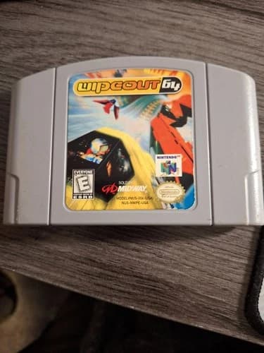 Wipeout 64 Nintendo 64 Cartridge 1998 N64, Authentic