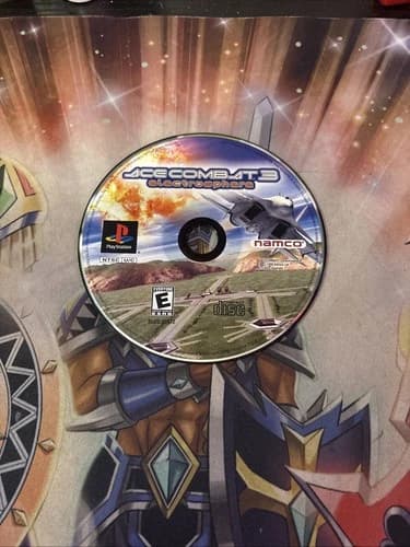 Ace Combat 3 Electrosphere Sony PlayStation One Ps1 Dosc Only Black Label Tested