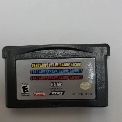 GT Advance Championship Racing Nintendo Game Boy Advance THQ NTSC-U/C E 2001