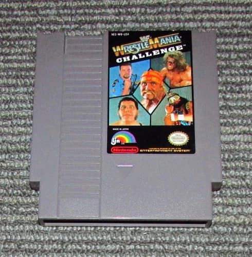 WWF WrestleMania Challenge for Nintendo NES Authentic Fast Free Shipping
