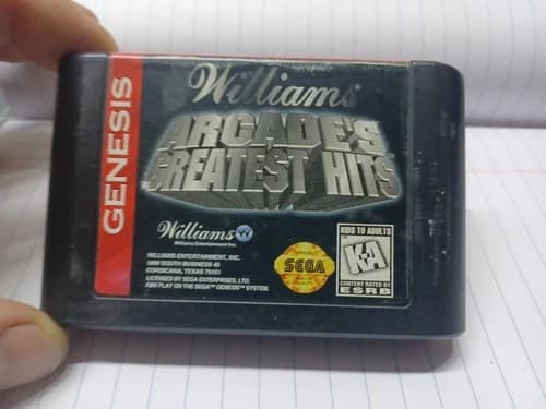 Williams Arcade's Greatest Hits: Sega Genesis- Tested - Cart Only