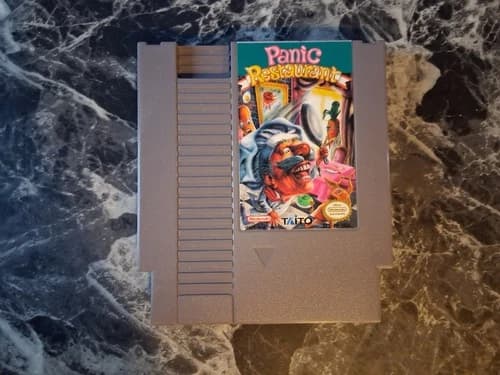 Panic Restaurant Nintendo NES Authentic Tested
