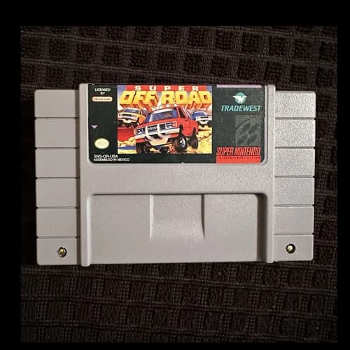 Tradewest Super Off Road SNES 1991 Racing Car Racing NTSC-U/C