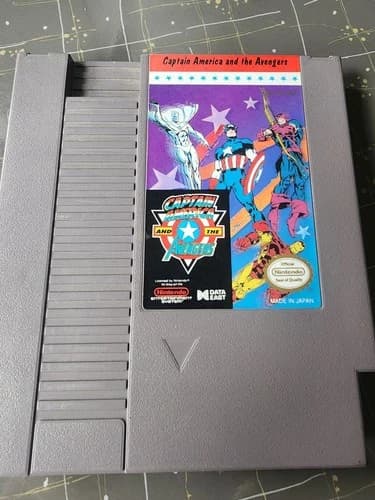 Captain America and The Avengers (Nintendo NES, 1991) Authentic