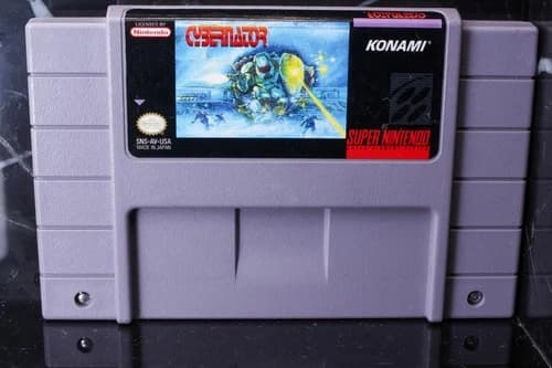 Cybernator for Super Nintendo SNES Tested & Works Authentic Cartridge 1993