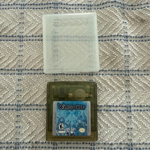 Warlocked gameboy color Authentic Tested & working Saves Game Cartridge Boy RARE