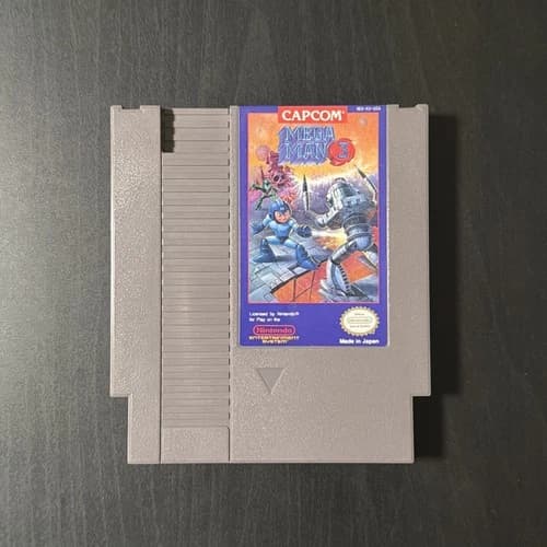 Mega Man 3 (Nintendo NES, 1985) Authentic NES Cartridge Only TESTED