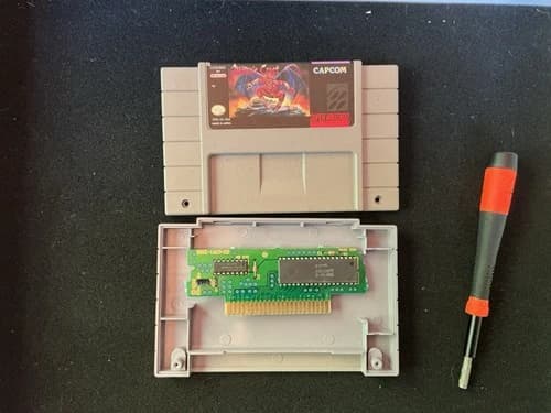 Demons Crest (Super Nintendo SNES, 1994) Authentic Tested & Working