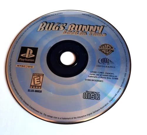 Bugs Bunny: Lost in Time (PlayStation 1 PS1) - Disc Only
