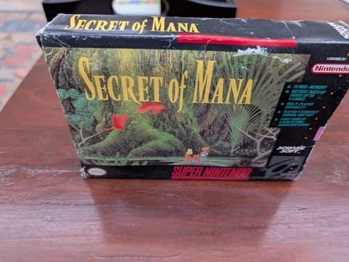 Secret of Mana (SNES, 1993) CIB. See Pictures