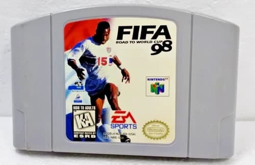 Fifa 98 Road to World Cup N64 Nintendo 64 Authentic Cartage Only