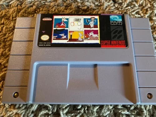 Family Dog (Super Nintendo Entertainment System, 1993) - TESTED and Authentic!