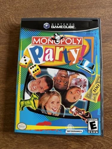 Infogrames Monopoly Party Nintendo GameCube, E Rated, Multiplayer, no manuals