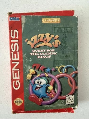 Izzy's Quest for the Olympic Rings (Sega Genesis, 1995) - COMPLETE