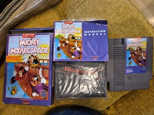 Mickey Mousecapade Nintendo NES Complete Authentic Tested