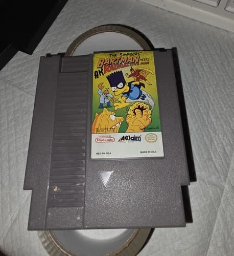 Acclaim The Simpsons: Bartman Meets Radioactive Man (Nintendo NES) 1992 NTSC-U/C