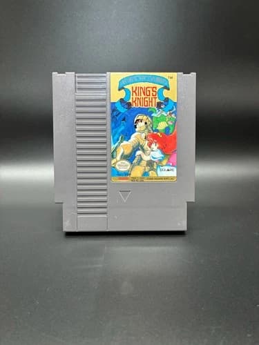 Nintendo NES game cartridge vintage original Kings Knight