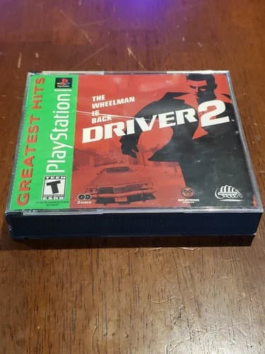 Driver 2 (Sony PlayStation 1 PS1, 2000) PSX Complete CIB Tested Greatest Hits