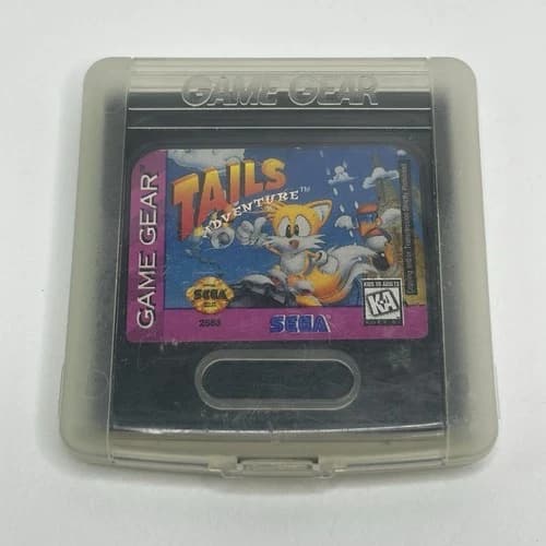 SEGA Tails Adventure Sega Game Gear Cartridge - Tested Good