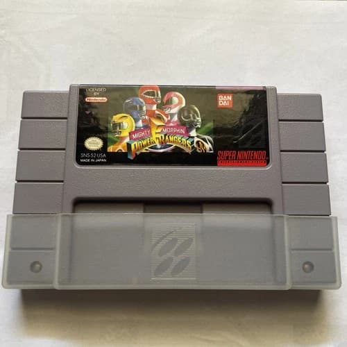 Mighty Morphin Power Rangers (Super Nintendo Entertainment System SNES 1994)
