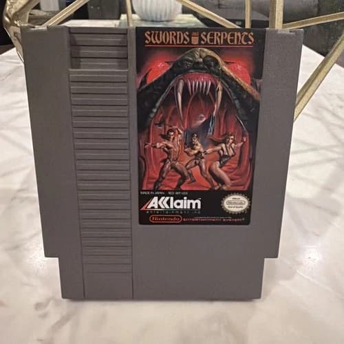 Swords and Serpents (Nintendo Entertainment System, 1990) NES