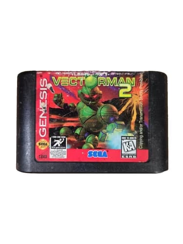 Vectorman 2 (Sega Genesis, 1996) cart only tested working