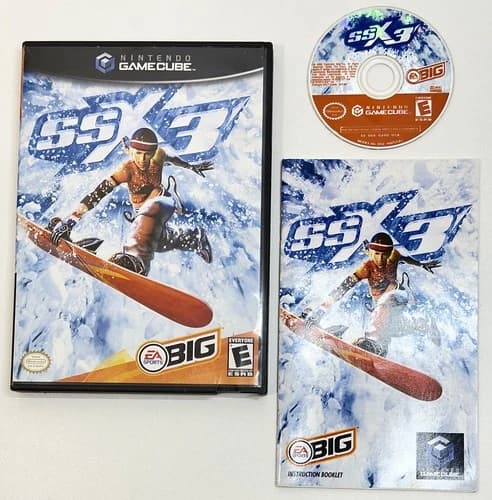 SSX 3 (Nintendo GameCube, Wii, 2003) COMPLETE! CIB! FREE SHIP!