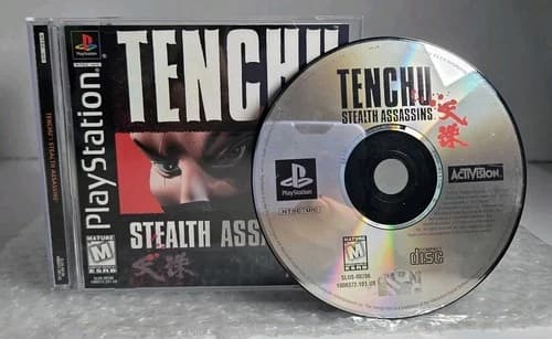 Tenchu: Stealth Assassins PS1 Sony PlayStation 1 Complete In Box CIB Tested Acti