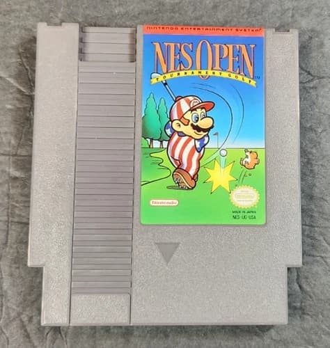 NES Open Tournament Golf (Nintendo Entertainment System, 1991) TESTED FREE SHIP
