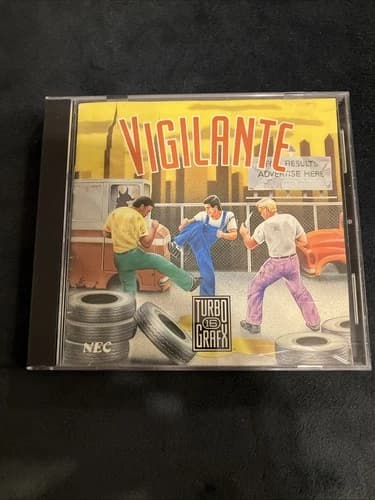 Vigilante (Turbo Grafx 16 TG16) CIC! Complete With Case, Sleeve and Manual! NEC