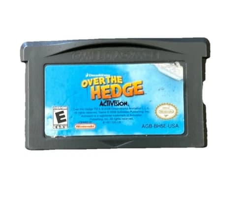 Over the Hedge Nintendo Game Boy Advance Gameboy GBA Tested