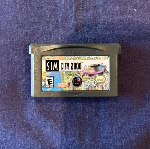 SimCity 2000 (Nintendo Game Boy Advance, 2003) GOOD, TESTED!