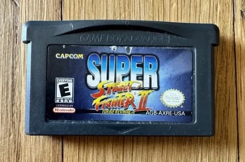 Super Street Fighter 2 Turbo Revival (Game Boy Advance GBA) Authentic. Tested