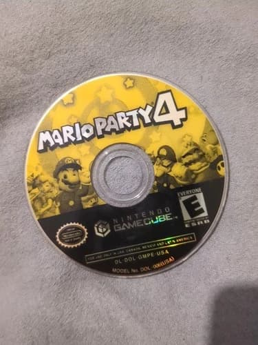 Mario Party 4 Nintendo GameCube 2002 Disc Only Wii Compatible E Everyone Good
