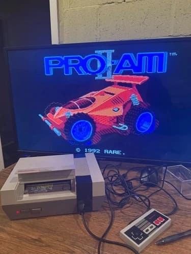 Tradewest R.C. Pro-Am II Nintendo NES Tested Authentic