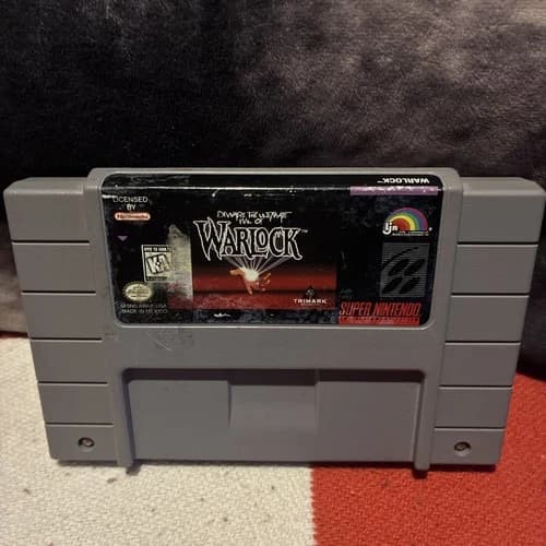 Warlock (Super Nintendo, 1995) – Authentic SNES Cartridge *Cartridge Only