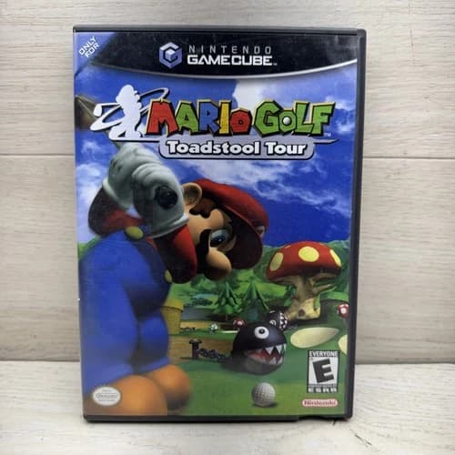 2003 Mario Golf Toadstool Tour Nintendo GameCube Complete W/Manual