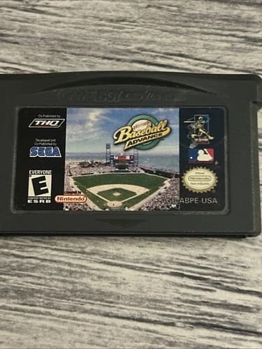 Baseball Advance Nintendo Game Boy Advance, Tested Game Cartridge Only Authentic