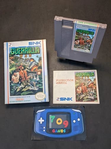 Guerrilla War (Nintendo Entertainment System, 1989) NES CIB COMPLETE